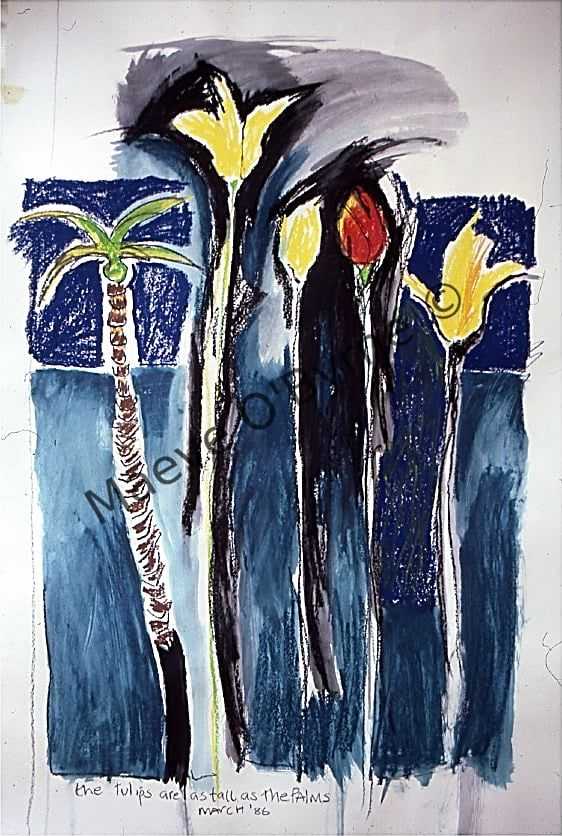 Tulips are as Tall as the Palms