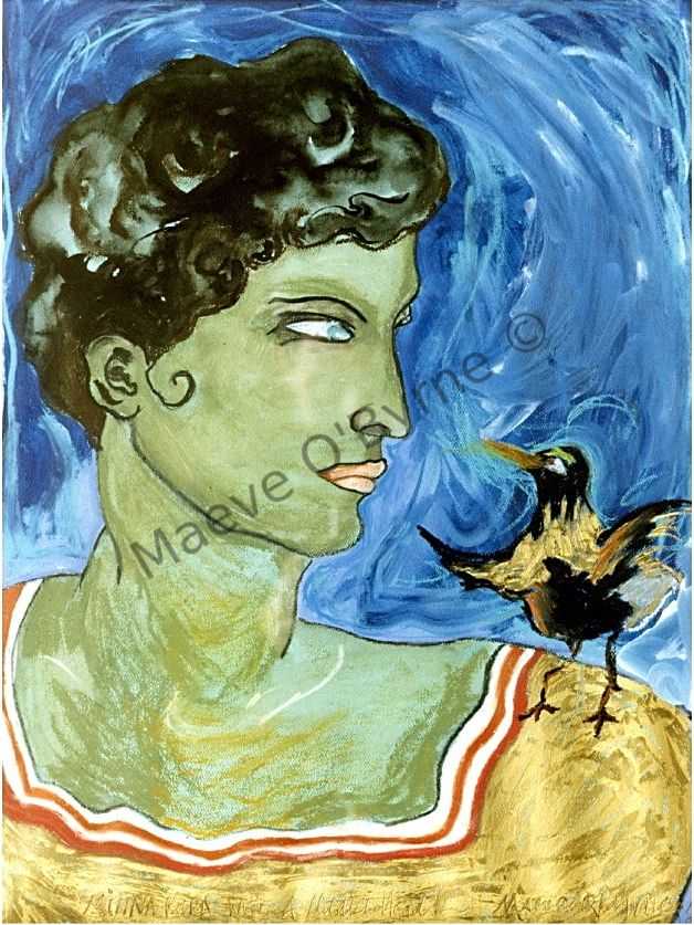 Minna Bird with a Medici Head