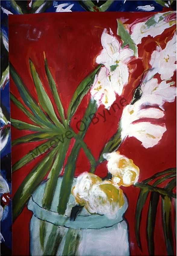 Gladioli in a Jar