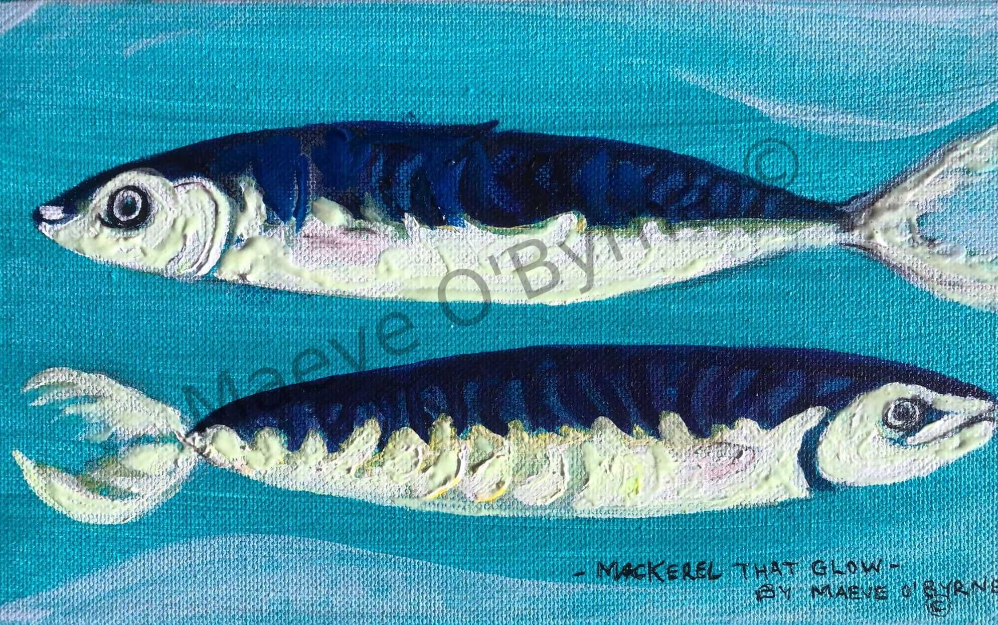 Mackerel that glow