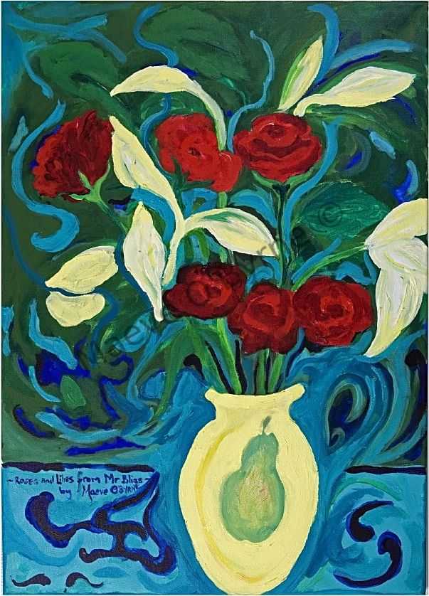 Roses and Lilies from Mr. Bliss