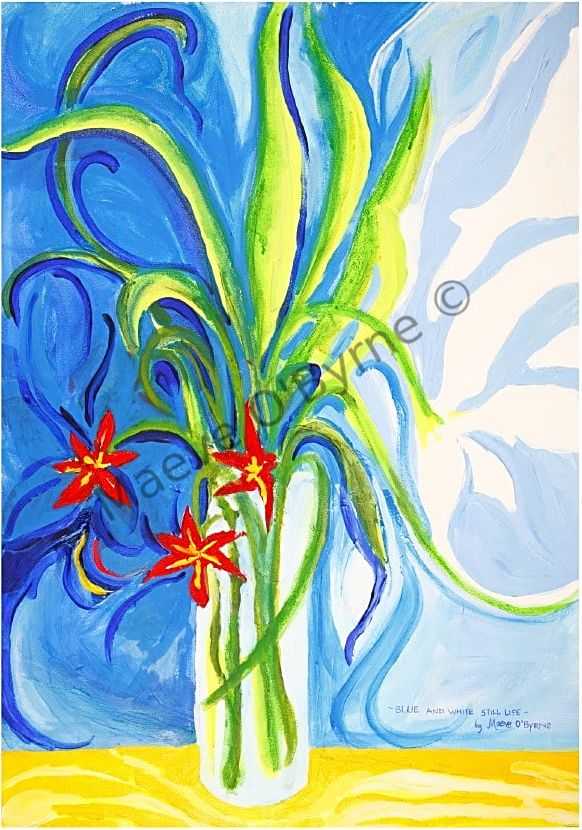 Blue and White Still Life